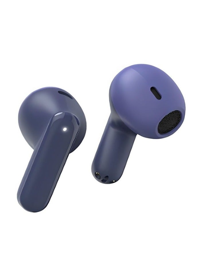 Hama Wireless Earbuds, Wireless Bluetooth Earphone with Touch Control, In-Ear True Wireless Earbuds with 20 Hours Playtime, Voice Control, In-Ear Calling, USB-C Charging Box - Blue - Image 4